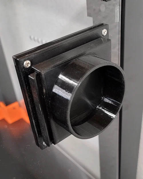Bộ chuyển đổi ống xả 3 inch kèm van chặn cho tủ máy in 3D - Image 4