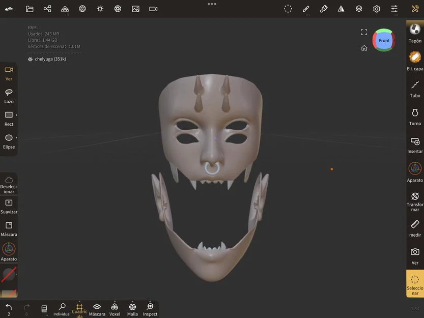 Mô hình mặt nạ Sarokichi cho Cosplay Anime - In 3D cực chất - Image 1