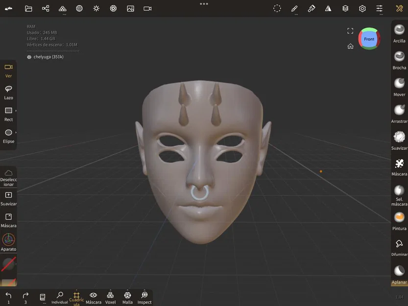 Mô hình mặt nạ Sarokichi cho Cosplay Anime - In 3D cực chất - Image 2
