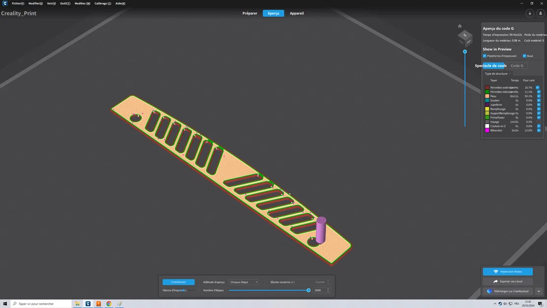 Plaque trước cho Ender-3 V3 KE - Image 3