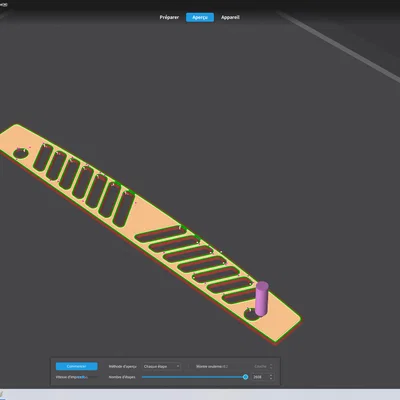 Plaque trước cho Ender-3 V3 KE