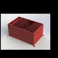 Kệ sắp xếp băng keo đồng cho kính màu (Stained Glass Copper Foil Tape Organizer) - Thumbnail 4