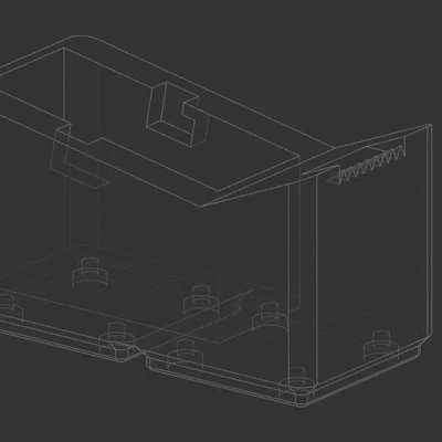 Bộ nhả băng keo Gridfinity (Gridfinity Scotch Tape Dispenser)