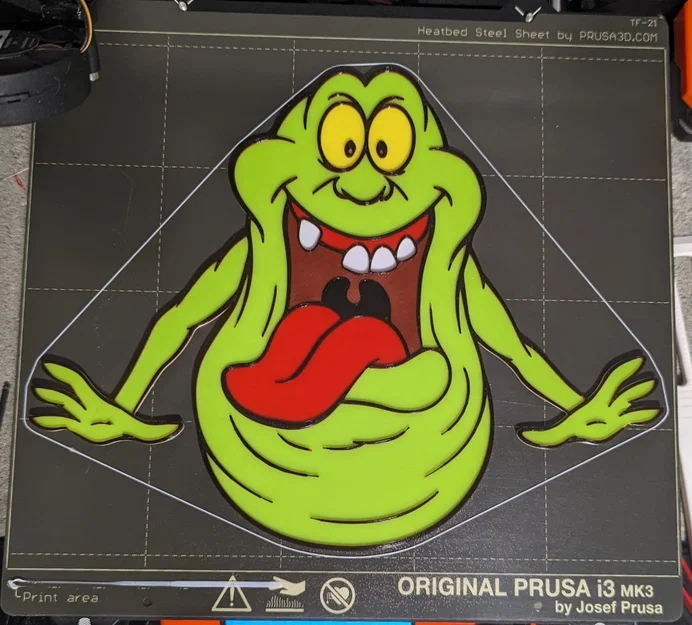 Slimer (Ghostbusters) – mẫu in 3D nhiều màu - Image 2