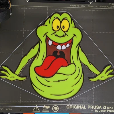 Slimer (Ghostbusters) – mẫu in 3D nhiều màu