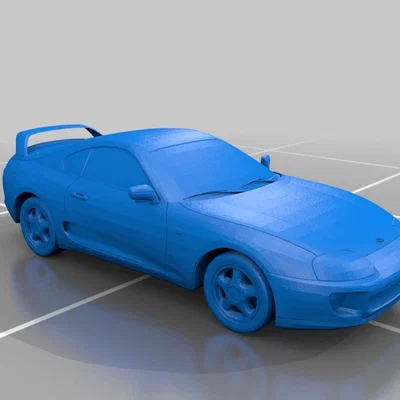 Mô hình in 3D xe thể thao Toyota Supra MK4 đẹp mắt