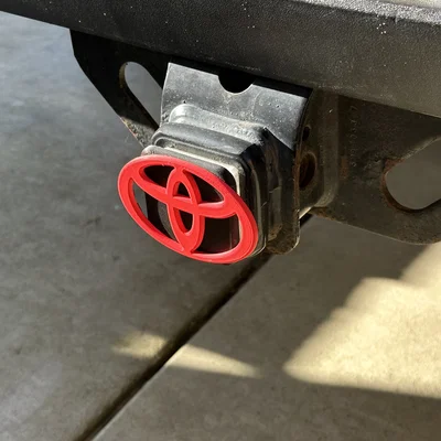 Nắp đậy móc kéo xe TOYOTA (Hitch Cover) in 3D thẩm mỹ