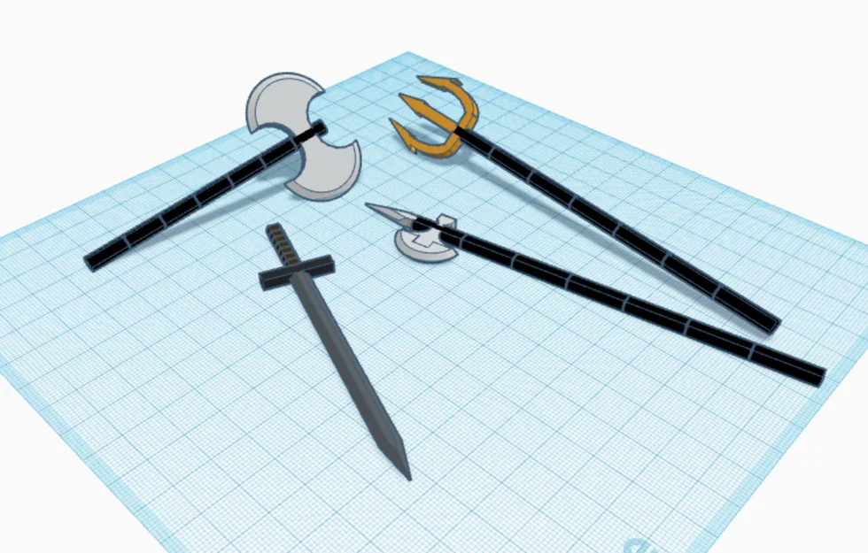 Bộ vũ khí cận chiến cho Dummy 13 - Melee Weapon Pack #2 - Image 1