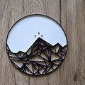 Tranh treo tường Núi Acotar (Acotar Mountain Wall Art) - Thumbnail 2