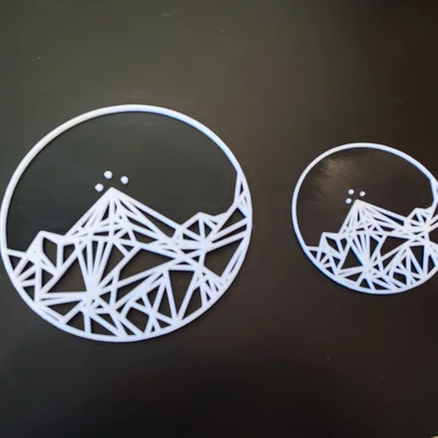 Tranh treo tường Núi Acotar (Acotar Mountain Wall Art)