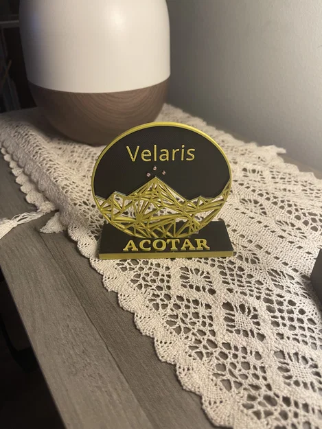 Mô hình trang trí Velaris - Tác phẩm 3D lấy cảm hứng từ ACOTAR - Image 1