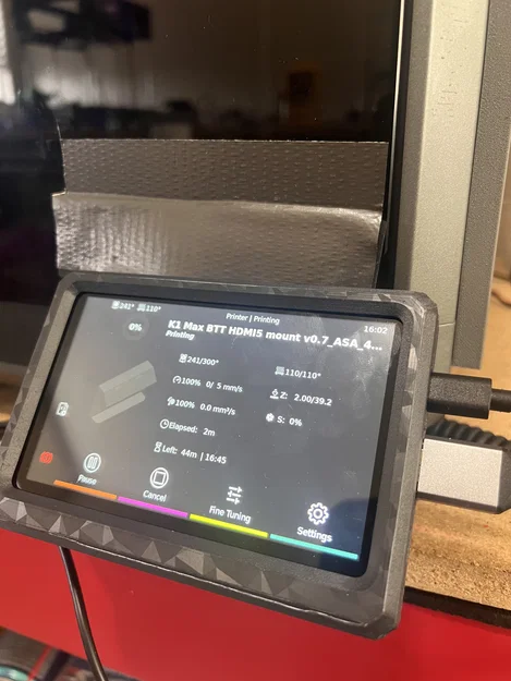 Chinstrap's K1 Max BTT HDMI 5 Mount v1.0 - Image 2