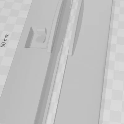 Tủ lạnh nhà búp bê tỉ lệ 1/12 (bản sao LG)