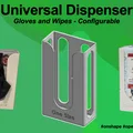 Dispenser đa dụng cho găng tay & khăn lau – tùy biến (Configurable) - Thumbnail 1