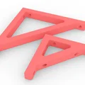 Giá đỡ kệ treo tường (Shelf Holder) 3D - Đơn giản, chắc chắn, dễ in - Thumbnail 1