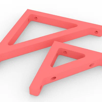Giá đỡ kệ treo tường (Shelf Holder) 3D - Đơn giản, chắc chắn, dễ in