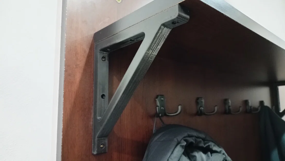 Giá đỡ kệ treo tường (Shelf Holder) 3D - Đơn giản, chắc chắn, dễ in - Image 4