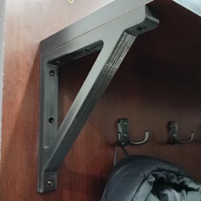 Giá đỡ kệ treo tường (Shelf Holder) 3D - Đơn giản, chắc chắn, dễ in