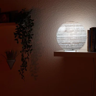 Chụp đèn Ikea Fado Death Star - 25cm