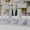 Mô hình tên lửa Saturn V - Kit Card in 3D chi tiết cực đẹp - Thumbnail 2