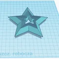 Mô hình Fidget Star 3D giải trí độc đáo - In 3D dễ dàng - Thumbnail 1