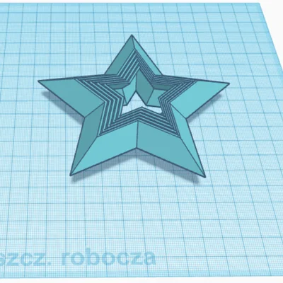 Mô hình Fidget Star 3D giải trí độc đáo - In 3D dễ dàng