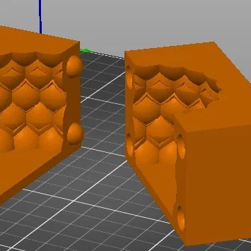 Khuôn in 3D làm nến họa tiết tổ ong trang trí nội thất độc đáo