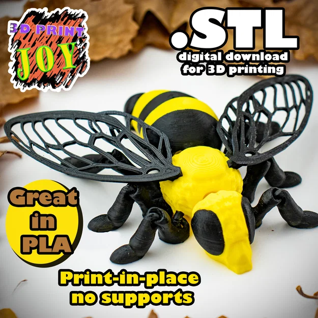 BEE FLEXI (File STL in 3D) - Image 1