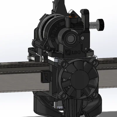 T1H2 Printhead cho rail MGN12 / RatRig Vcore