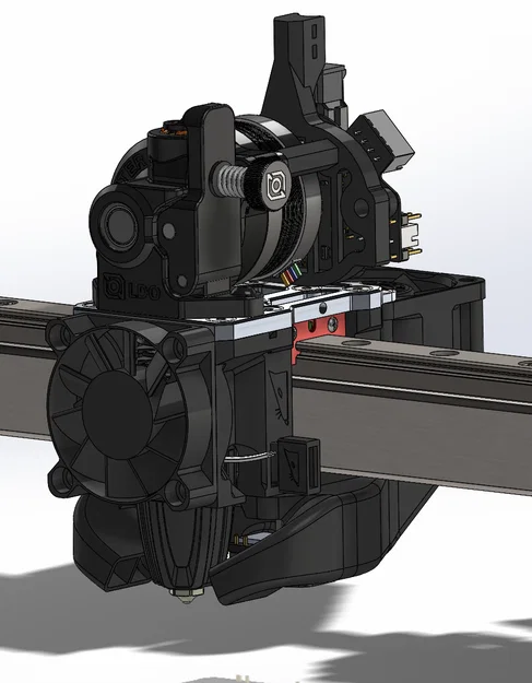 T1H2 Printhead cho rail MGN12 / RatRig Vcore - Image 2