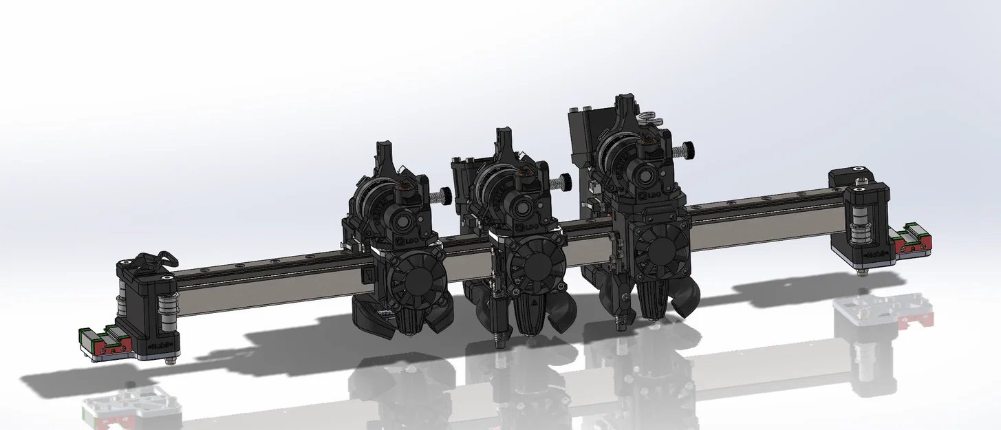 T1H2 Printhead cho rail MGN12 / RatRig Vcore - Image 5