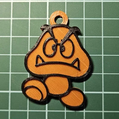 Móc khóa Goomba Mario Bros - Phụ kiện in 3D dễ thương