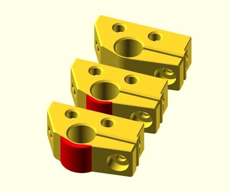 Ngàm giữ y-rod Prusa MK4/MK3.9: phần top dày hơn, chắc hơn - Image 3