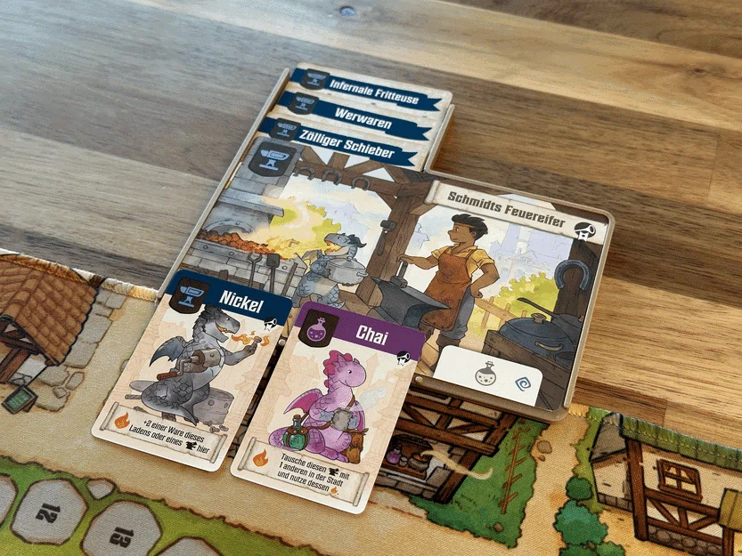 Khay in 3D đựng thẻ bài cho board game Flamecraft cực gọn - Image 1