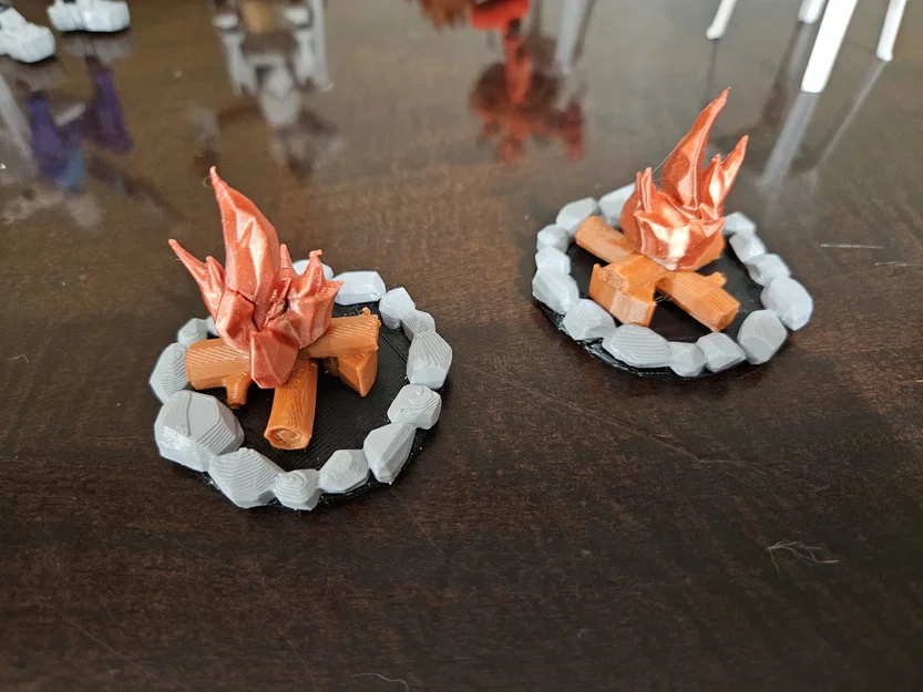 Mô hình đống lửa trại (Campfire Pit) 5 mảnh cực xinh cho Dummy 13 - Image 1