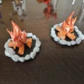 Mô hình đống lửa trại (Campfire Pit) 5 mảnh cực xinh cho Dummy 13 - Thumbnail 1