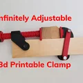 Sash Clamp / Bar Clamp - Bản Printed Threads (In 3D) - Thumbnail 1