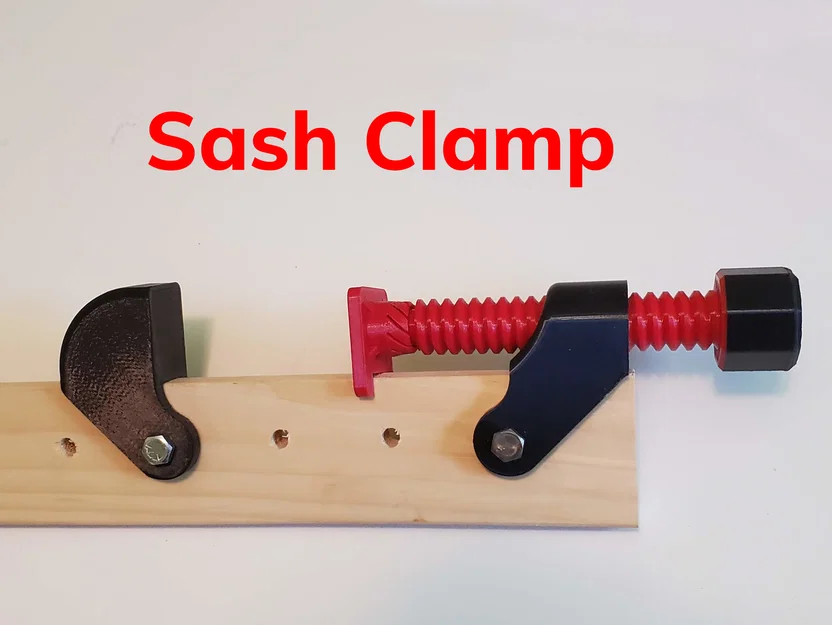 Sash Clamp / Bar Clamp - Bản Printed Threads (In 3D) - Image 2