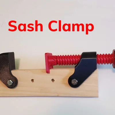 Sash Clamp / Bar Clamp - Bản Printed Threads (In 3D)