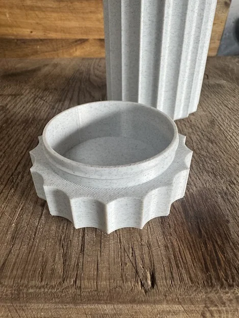 Hộp đựng đồ đa năng có nắp vặn ren in 3D hiện đại - Image 4