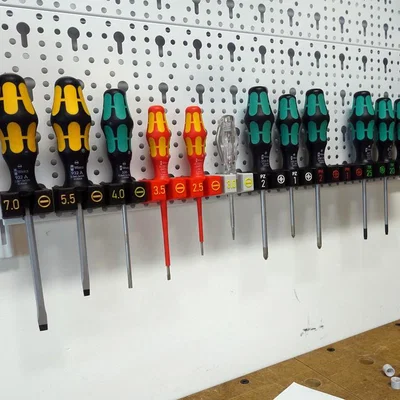 Giá treo tua vít Wera Screwdriver Holder (modular, nạp từ phía trước)