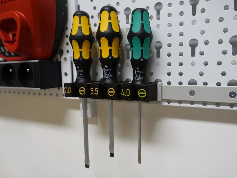 Giá treo tua vít Wera Screwdriver Holder (modular, nạp từ phía trước) - Image 2