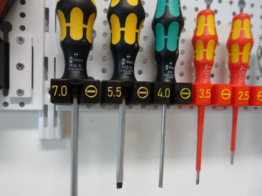 Giá treo tua vít Wera Screwdriver Holder (modular, nạp từ phía trước) - Image 3