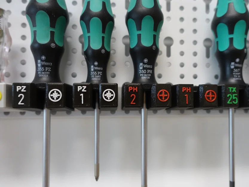 Giá treo tua vít Wera Screwdriver Holder (modular, nạp từ phía trước) - Image 5