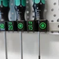 Giá treo tua vít Wera Screwdriver Holder (modular, nạp từ phía trước) - Thumbnail 6