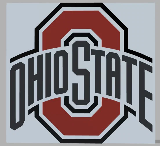 Mô hình logo Ohio State 3D (Phiên bản cập nhật) - Image 2
