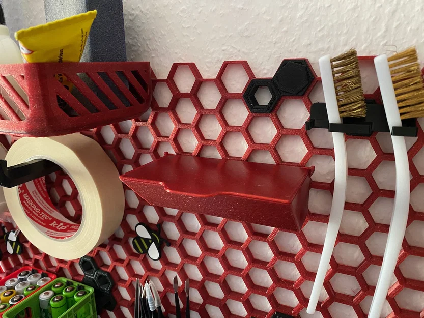 Hộp chia ngăn có vòi rót và nắp cho Honeycomb Storage Wall (HSW) - Image 2