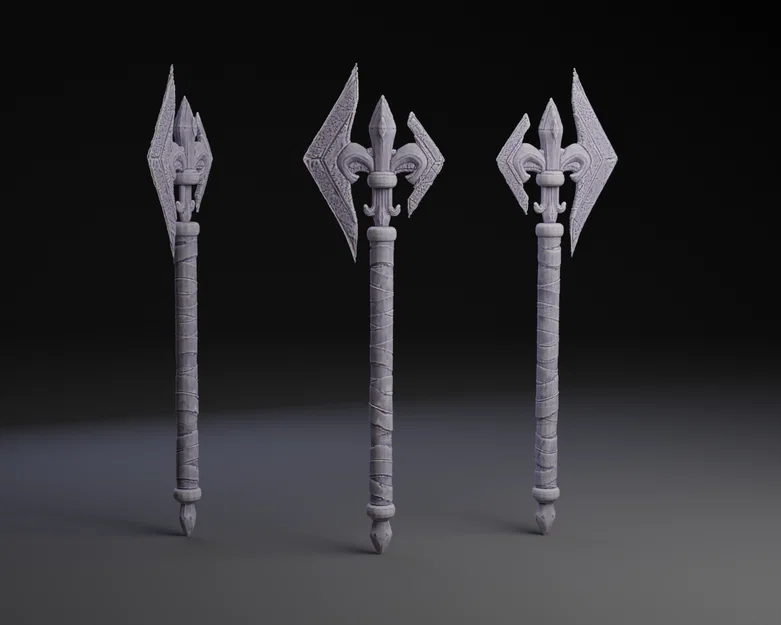 Mô hình 3D Beast Axe: Rìu chiến độc đáo từ Beauty and the Beast - Image 1