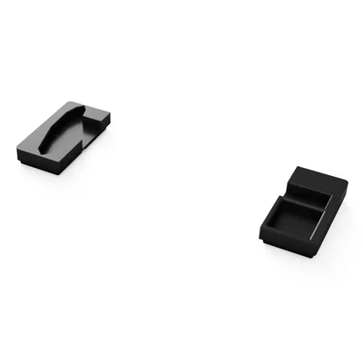 Holder thước kẹp Mitutoyo 6 in Gridfinity tối giản kèm ngăn chứa