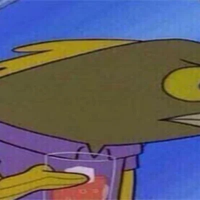 Tom the Fish (Spongebob) – Nhân vật “What did you do to my drink?”